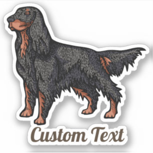 Sticker d'illustration Gordon Setter