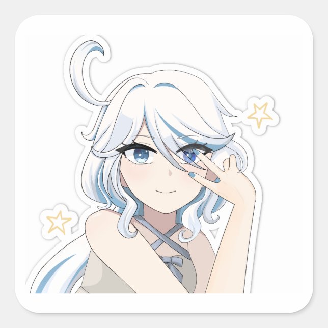 Sticker d'impact Furina Genshin (Devant)