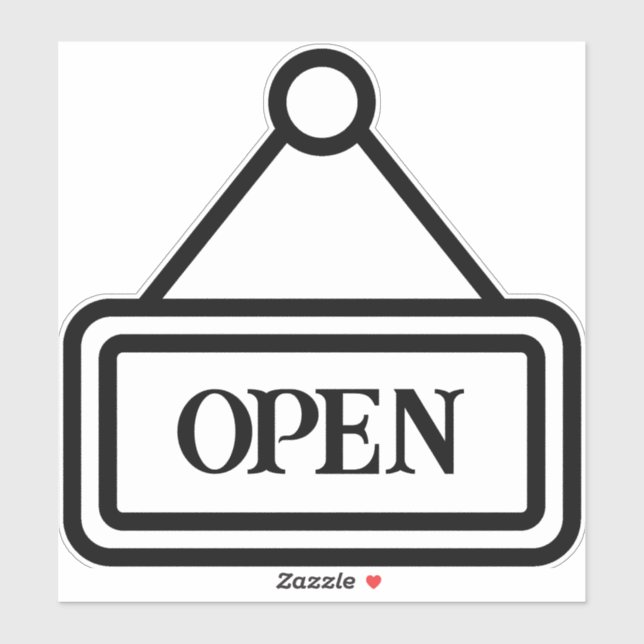 Sticker d'indicateur visible ouvert/fermé (Feuille)