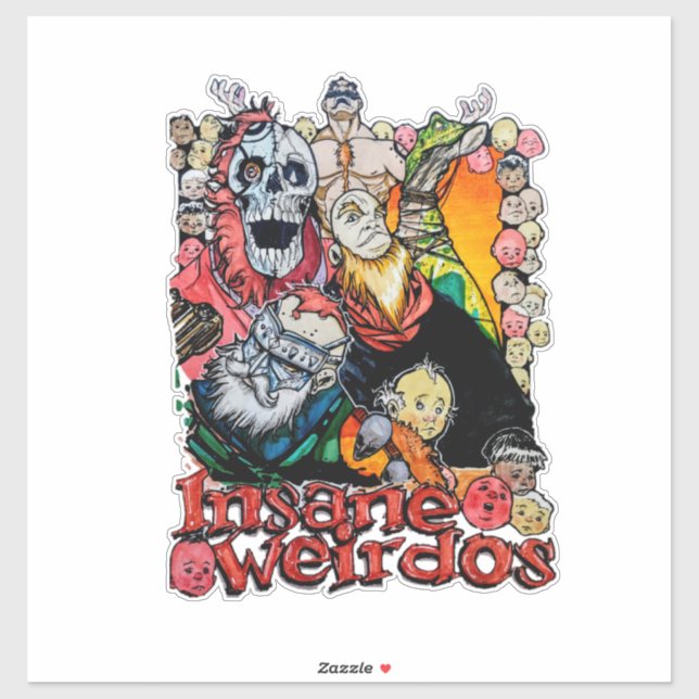 Sticker Dingue (Feuille)