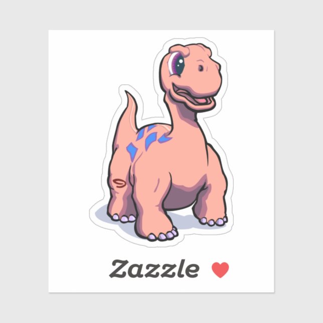 Sticker Dino (Feuille)