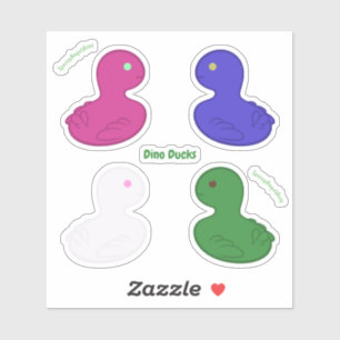 Sticker Dino Ducks