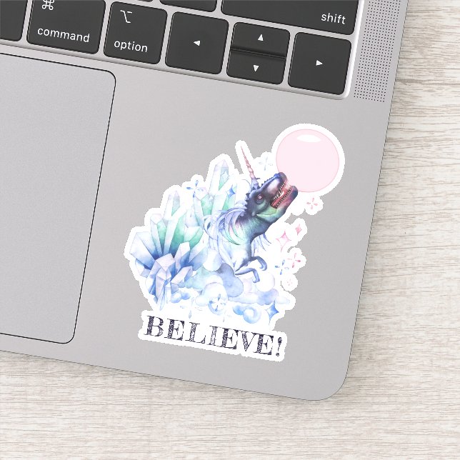 Sticker Dinocorn Bublegum | Imaginaire Crois Unisaur (Détail)