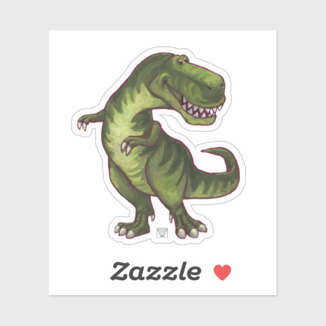 Sticker Dinosar T-Rex (Feuille)