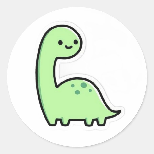 Sticker Dinosaur (Devant)