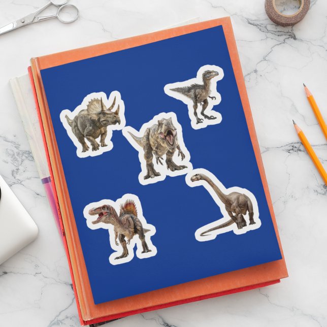 Sticker Dinosaur Tyrannosaurs Raptor Spinosaurus (Créateur téléchargé)