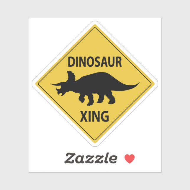 Sticker Dinosaur XING (Feuille)