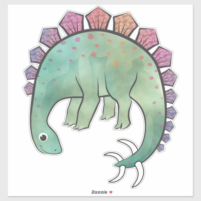 Sticker Dinosaure (Feuille)