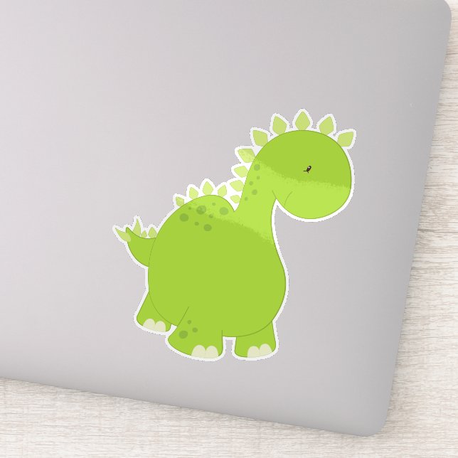 Sticker Dinosaure, Dinosaure bébé, Dino, Stegosaurus (Détail)