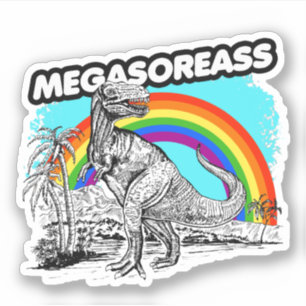 Sticker Dinosaure Megasoreass