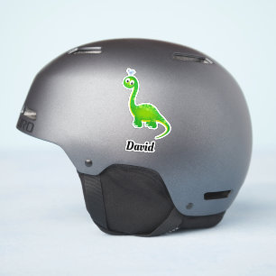 Sticker Dinosaure préhistorique avec nom