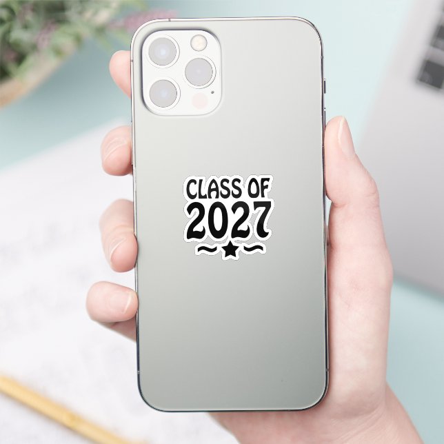 Sticker Diplômé de la promotion 2027 (Téléphone)
