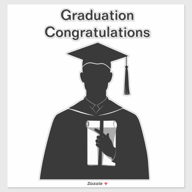 Sticker Diplôme d'études supérieures (Feuille)