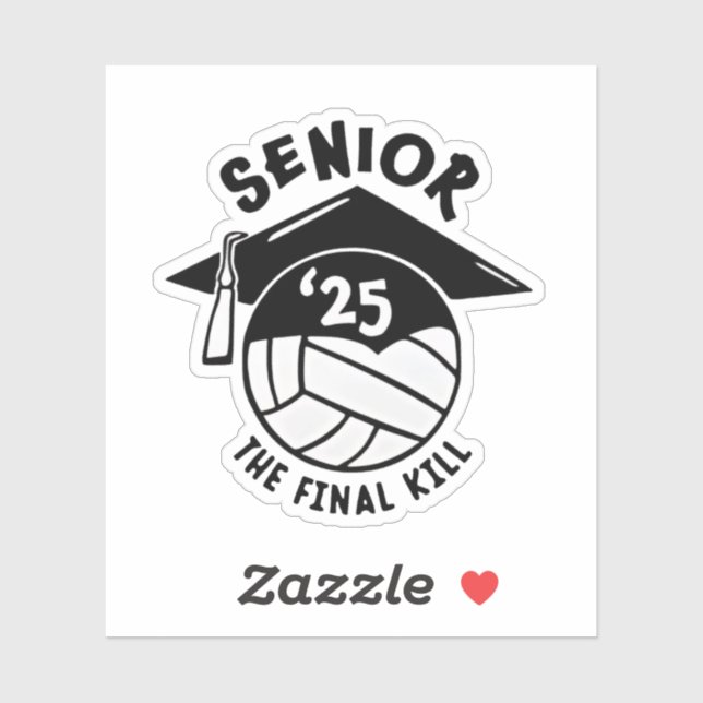 Sticker Diplôme supérieur de volley-ball 2025 (Feuille)