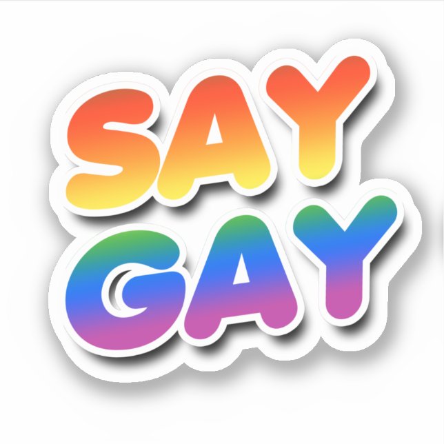 STICKER DIRE GAI (Devant)