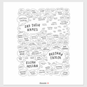 Sticker dire leurs noms