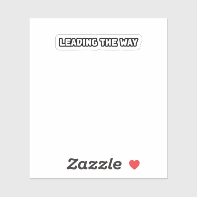 Sticker Diriger le processus d'innovation des leaders visi (Feuille)