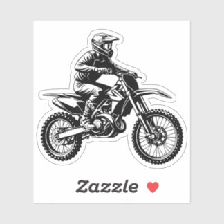 Sticker Dirt Bike Rider 