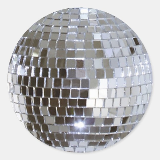 Sticker Disco Ball 1 en miroir (Devant)