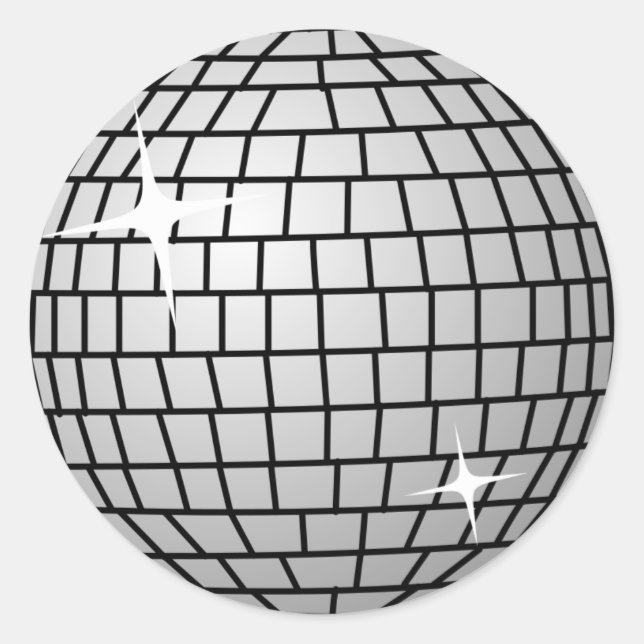 Sticker Disco Ball (Round) (Devant)