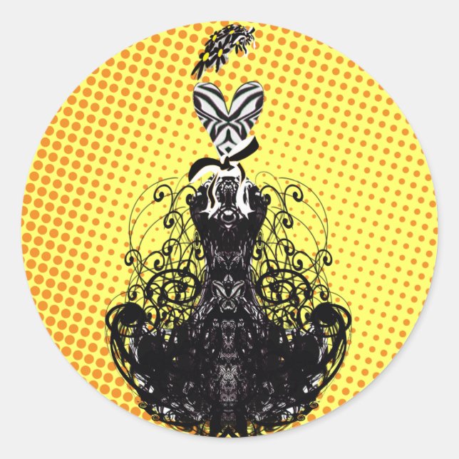 Sticker Diva - Orange (Devant)