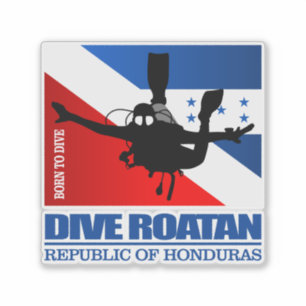 Sticker Dive Roatan DF2