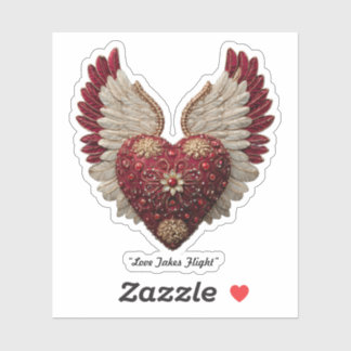 Sticker "Divine Heart Wings"