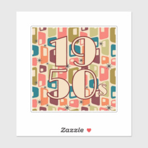 Sticker Dix ans 1950