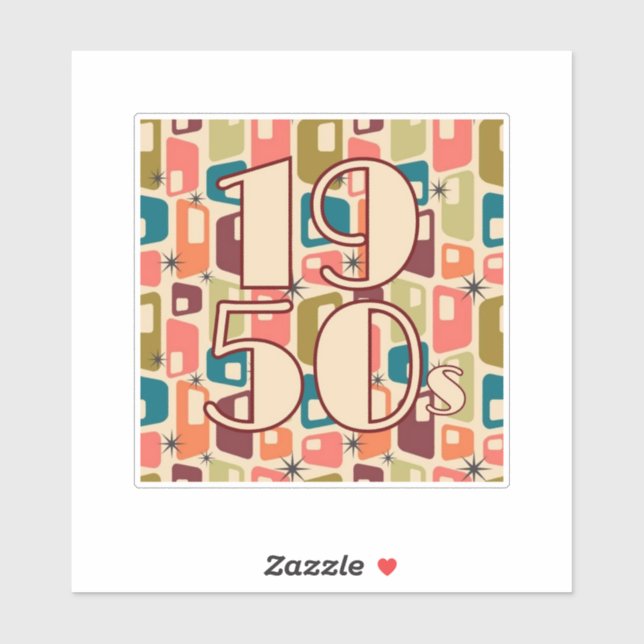 Sticker Dix ans 1950 (Feuille)