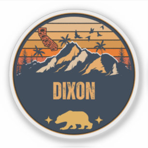 Sticker Dixon, Californie