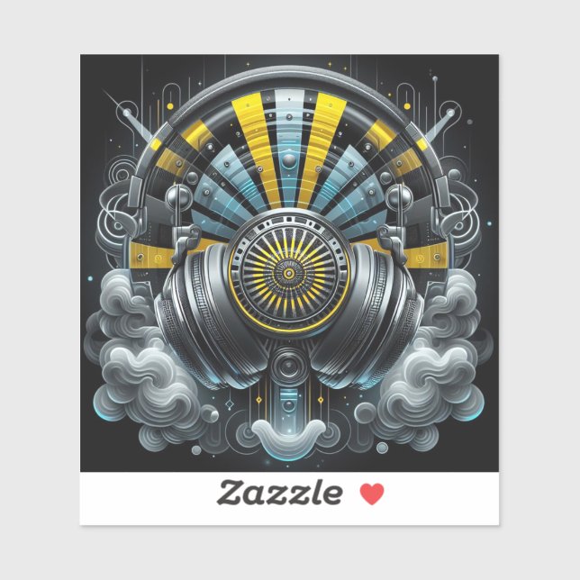 Sticker DJ (Feuille)