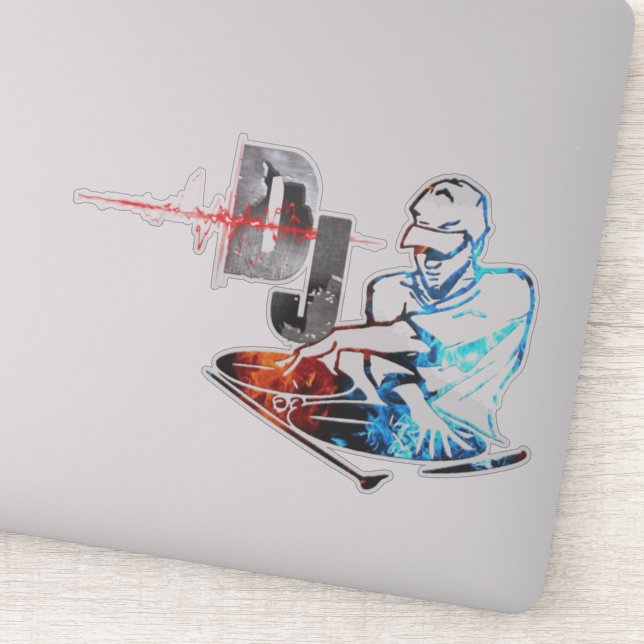 Sticker Dj (Détail)