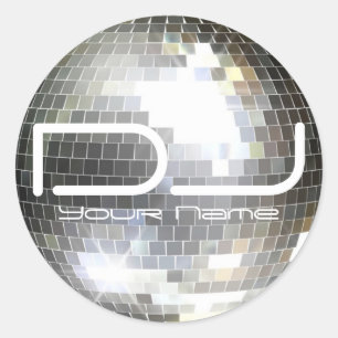 Sticker DJ Disco Ball