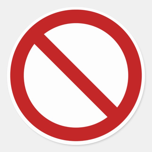 Sticker do-it-yourself "Ban" (Devant)