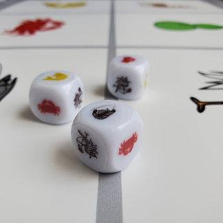 Sticker do-it-yourself dés de crabe de poisson crevé | Bai