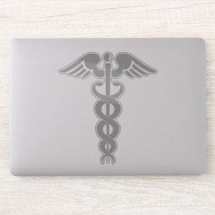 Sticker Docteur Caduceus Grey