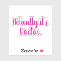 Sticker Docteur - Sticker Docteur Femme - Graduati