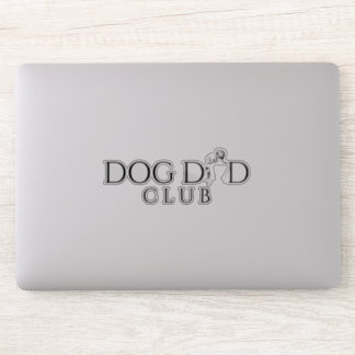 Sticker Dog Dad Club Minimal Line Art Decal