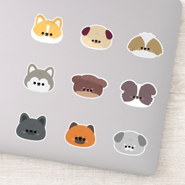 Sticker Dog Puppy (Détail)