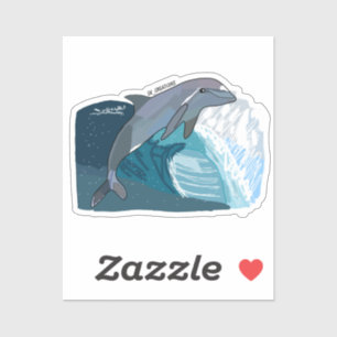 Sticker Dolphine jump