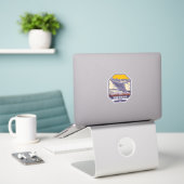 Sticker Domaine skiable de Snowbird Hiver Utah (Laptop On Desk)