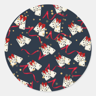 Sticker Domino - Bleu