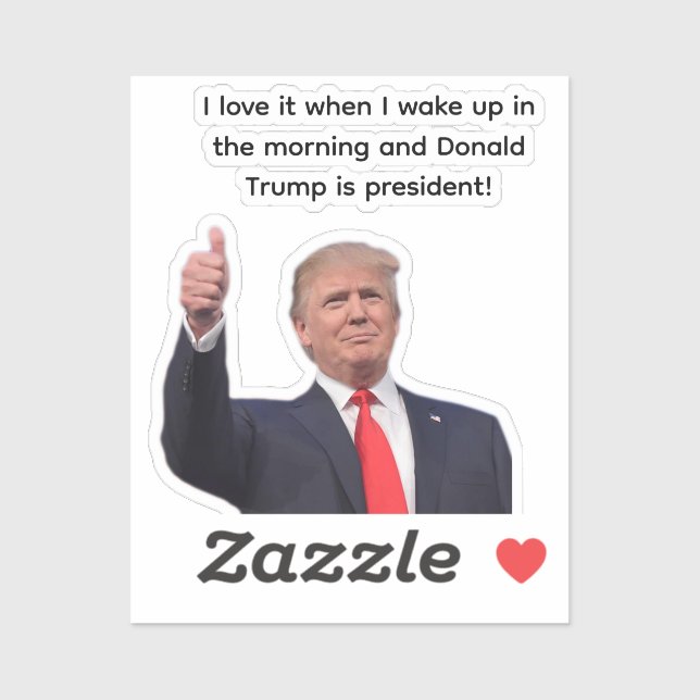 Sticker Donald Trump 2024 (Feuille)