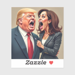 Sticker Donald Trump Kamala harris