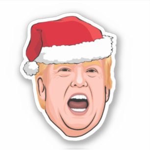 Sticker DONALD TRUMP Noël