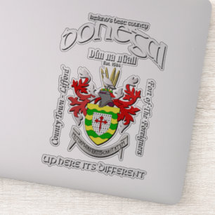 Sticker Donegal Irlande - Crest Translation Signification