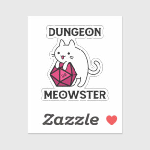 Sticker Donjon Meowster Chat Drôle