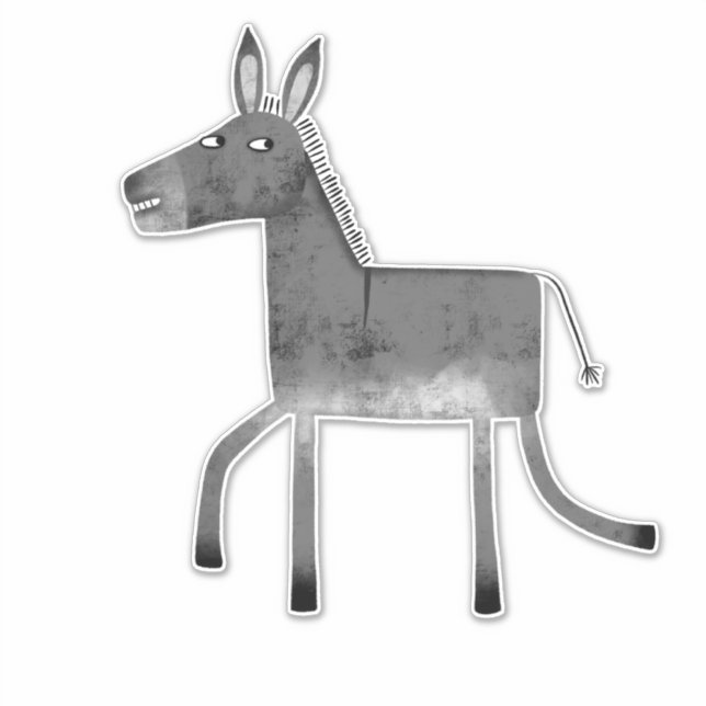 Sticker Donkey (Devant)