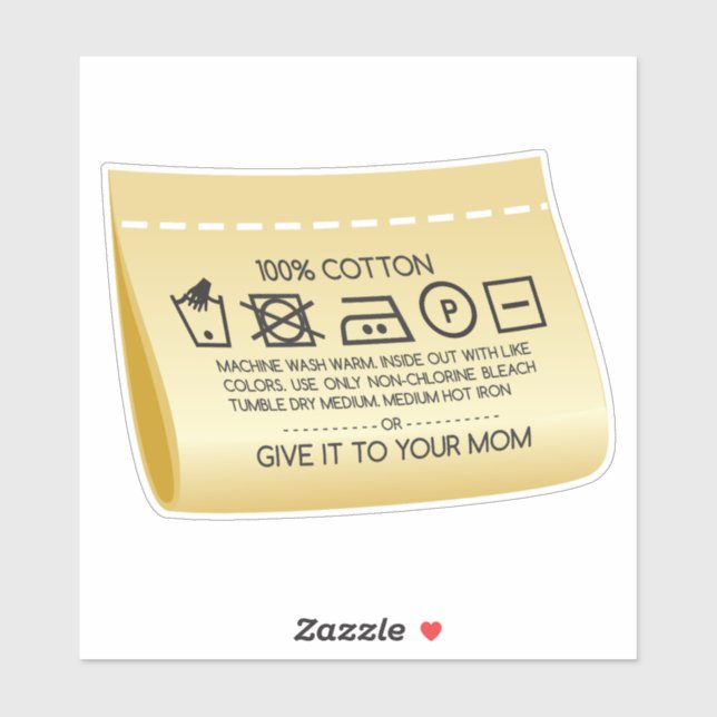 Sticker Donnez-le à votre mère 1 (Feuille)