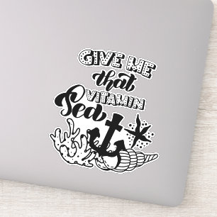 Sticker Donnez-moi cette ancre de mer de vitamine Vie océa